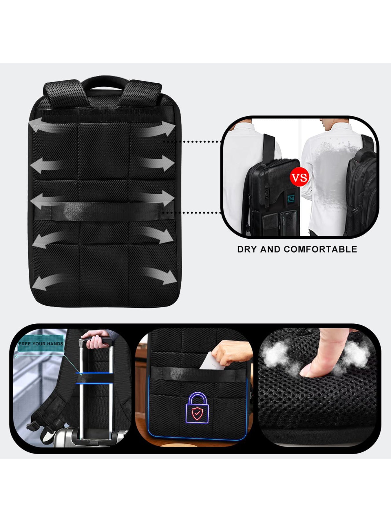 Business Laptop Backpack Bag