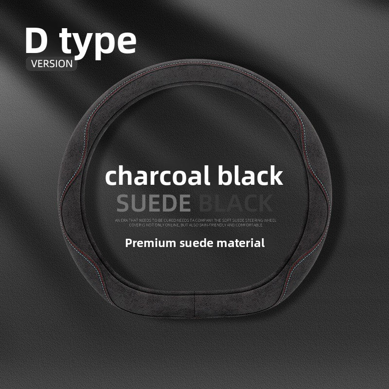 Breathable Leatherette Steering Wheel Cover