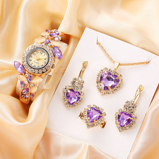 Women's Quartz Jewelry Set