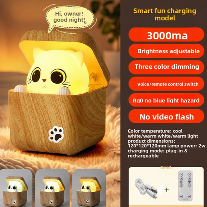 Cute Cat Sensor Night Light