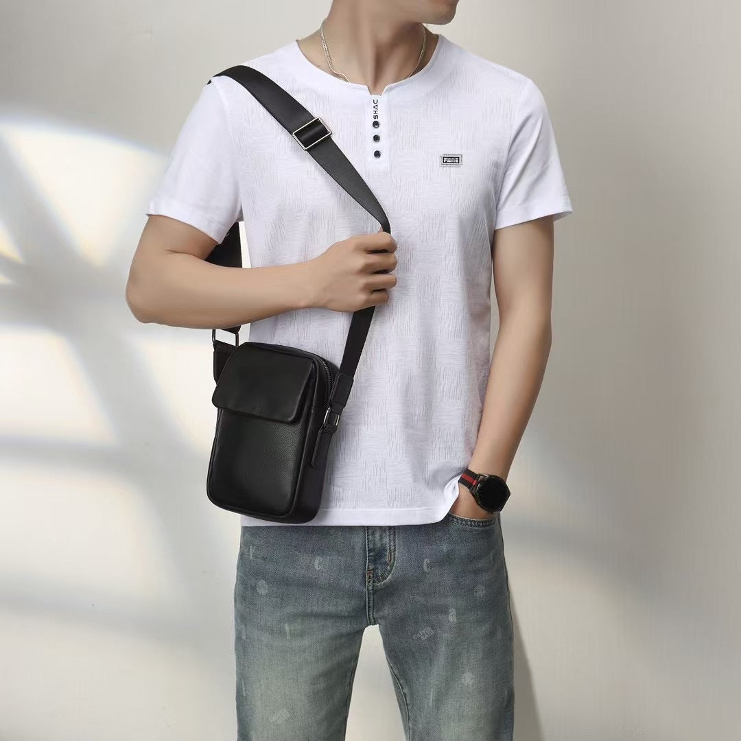 Genuine Leather Crossbody Bag