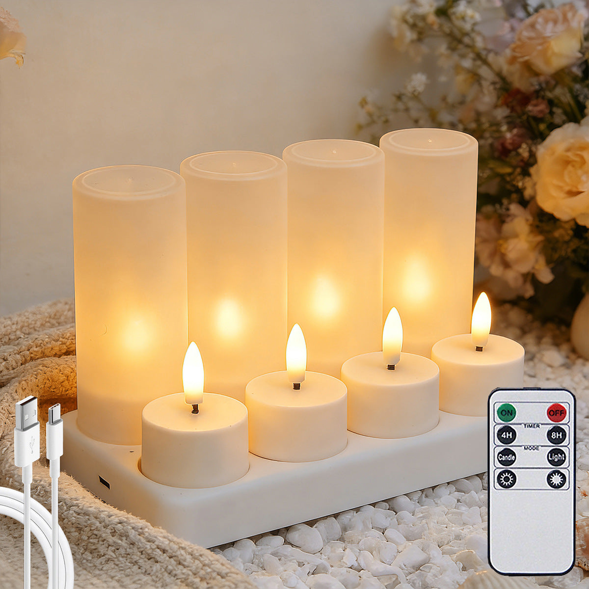 Rechargeable LED Tea Lights