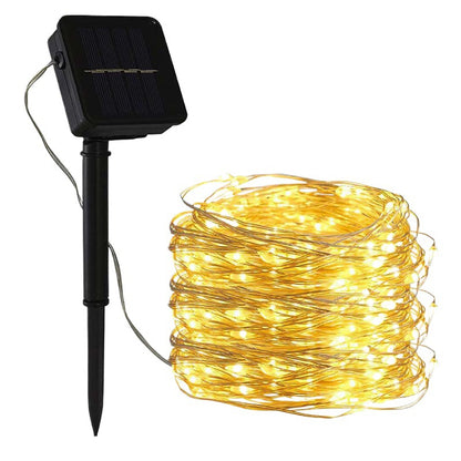 Solar Copper Wire String Lights
