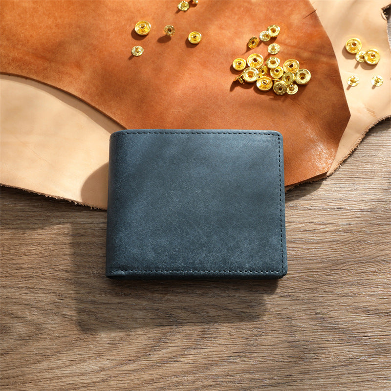 Men's Leather Short Wallet