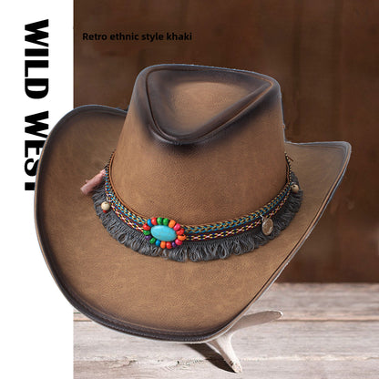 Denim Cowboy Sun Hat