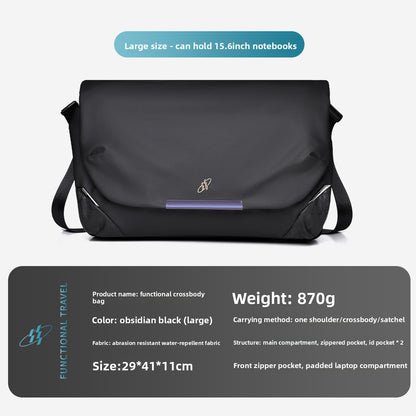Magnetic Buckle Crossbody Bag