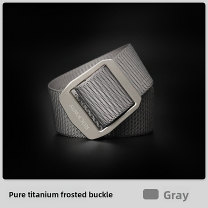 Titanium Tactical Canvas Belt
