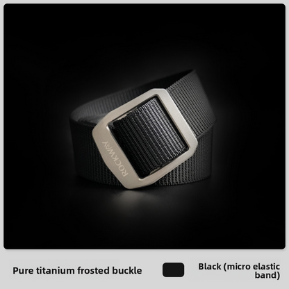 Titanium Tactical Canvas Belt