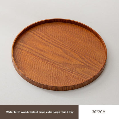 Wooden Multi-Purpose Serving Tray  Round Oval and Semicircle
