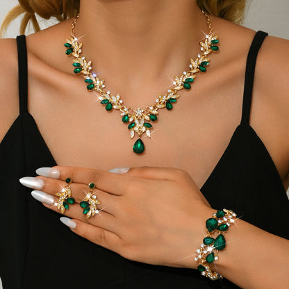 Luxury Blue Jewelry Set
