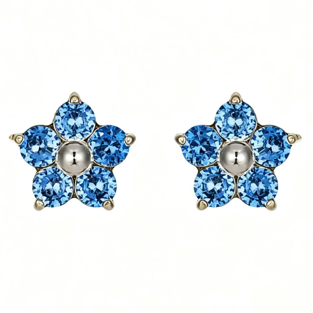 18K Gold Stud Earrings