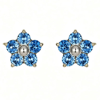 18K Gold Stud Earrings