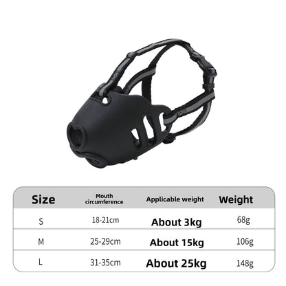 Adjustable Reflective Dog Muzzle