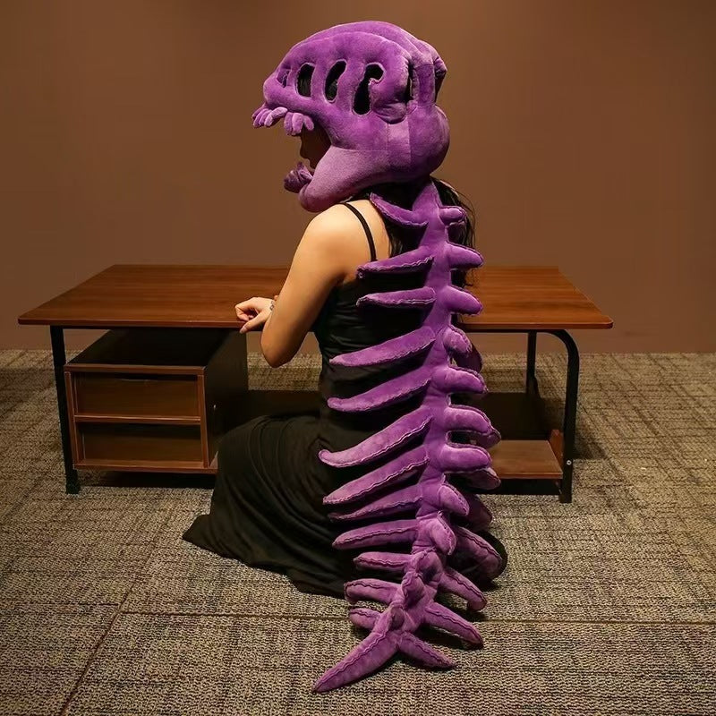 Dinosaur Skeleton Plush Headgear