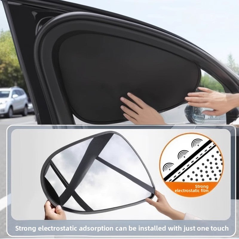 Static Cling Car Sunshade