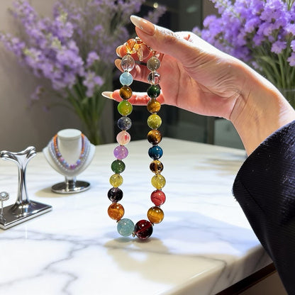 Crystal Round Bead Necklace for Women