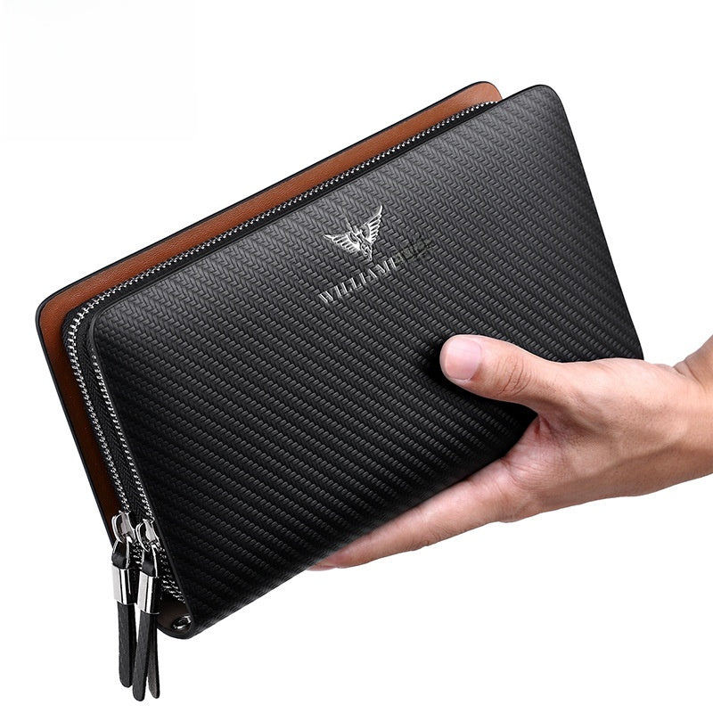 Men's Leather Clutch Wallet