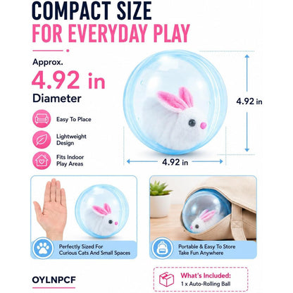 Interactive Rolling Pet Ball
