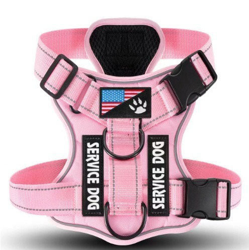 Tactical Reflective Dog Harness Set