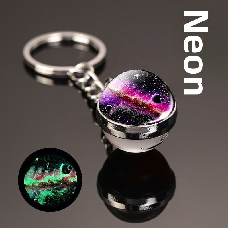 Luminous Celestial Keychain Pendant
