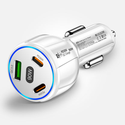 90W Dual Port Fast Car Charger