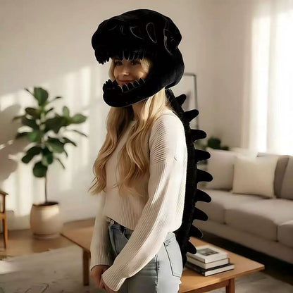 Dinosaur Skeleton Plush Headgear