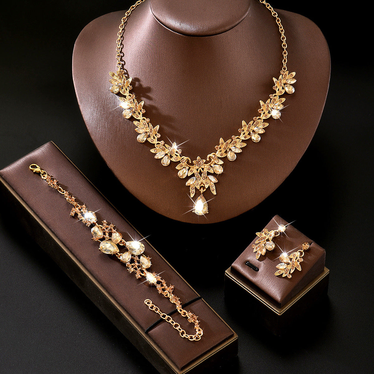 Luxury Blue Jewelry Set