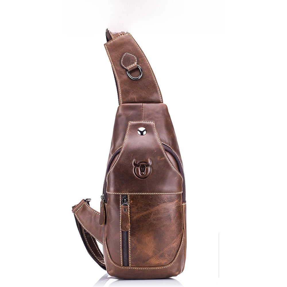 Leather Crossbody Chest Bag