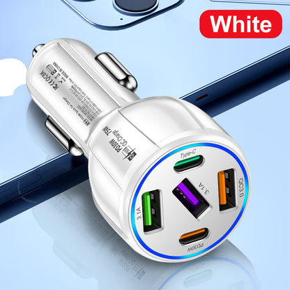 90W Dual Port Fast Car Charger