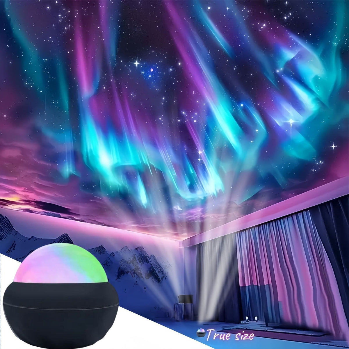 Colorful Galaxy Projection Lamp
