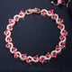 Colorful Wave Zircon Bracelet