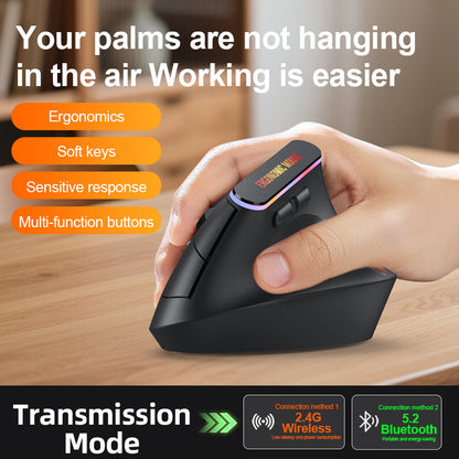 Vertical Wireless Bluetooth Mouse