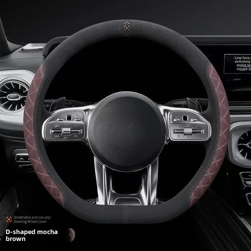 Premium Suede Steering Wheel Cover