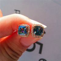 Luxury Zircon Stud Earrings