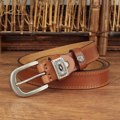 Women's Leather Waist Belt