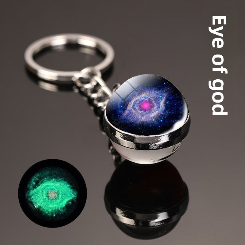Luminous Celestial Keychain Pendant
