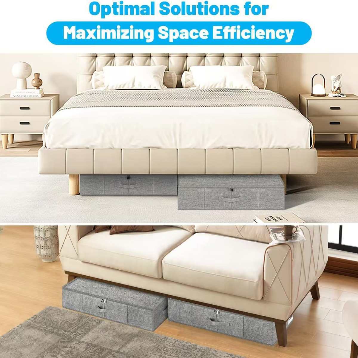 Foldable Under Bed Organizer