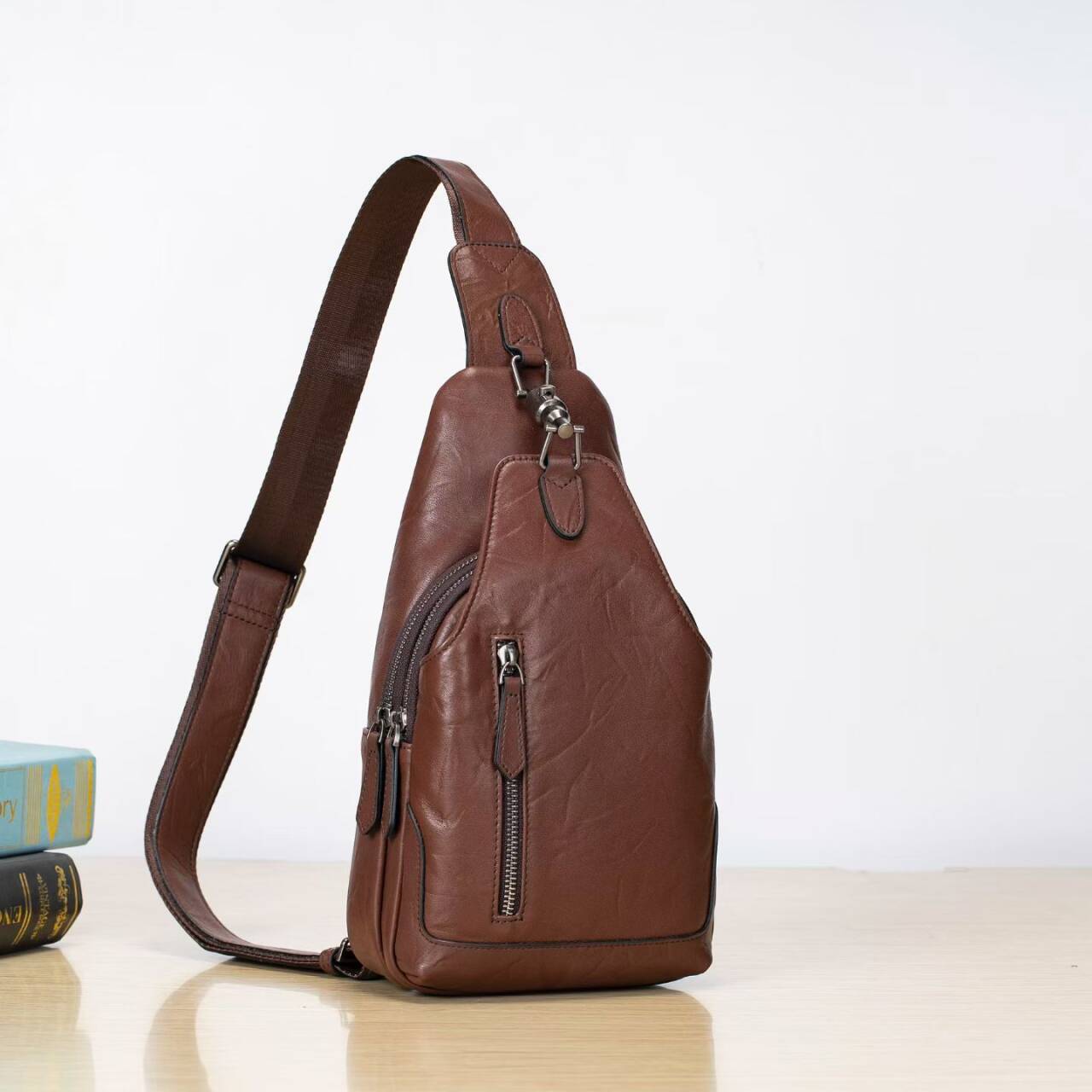 Genuine Leather Chest Bag