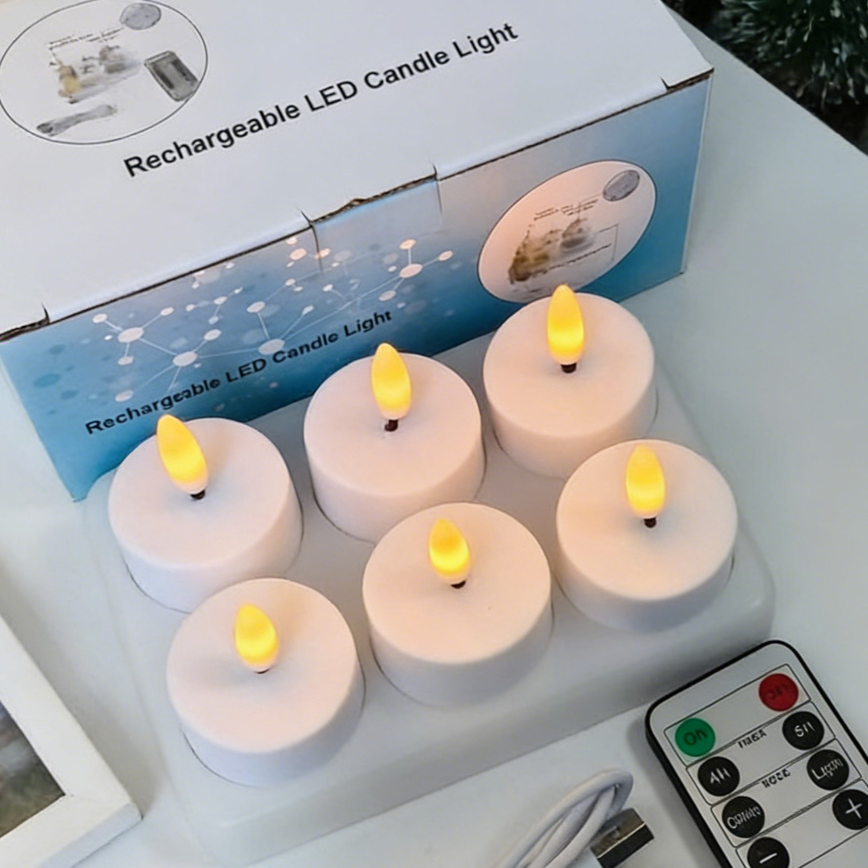 Rechargeable LED Tea Lights