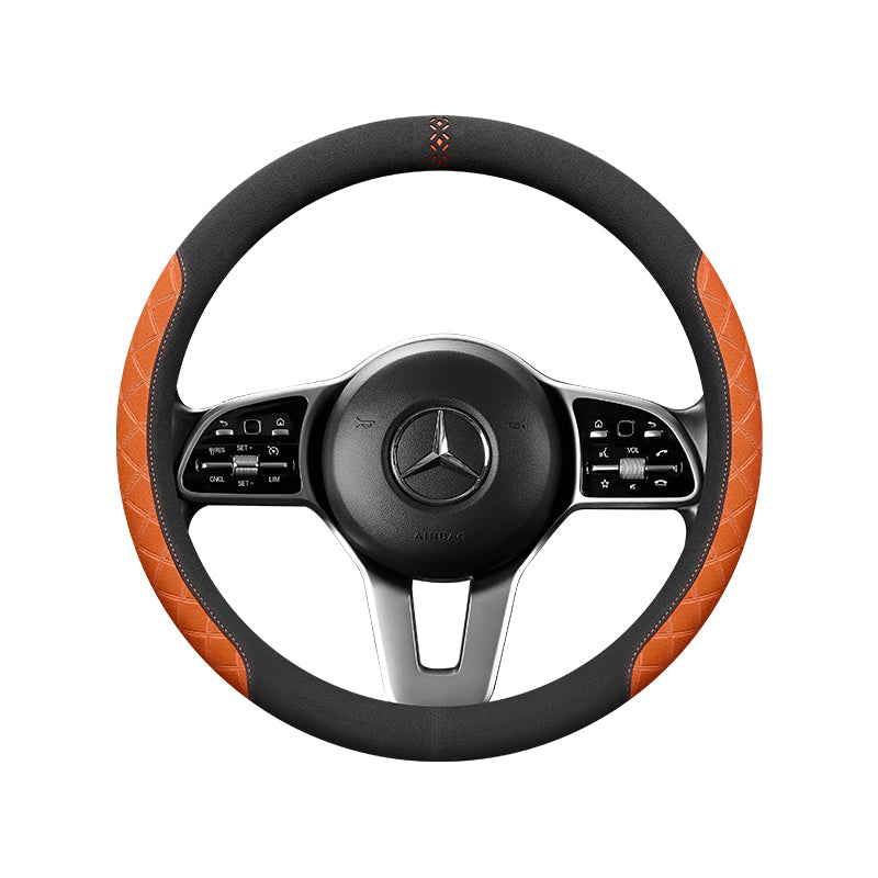Premium Suede Steering Wheel Cover