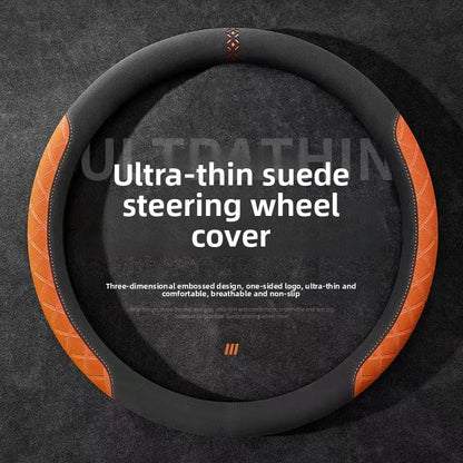 Premium Suede Steering Wheel Cover