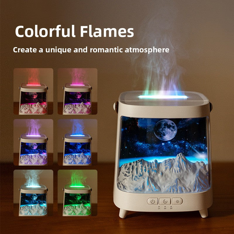 Flame Effect Aroma Humidifier