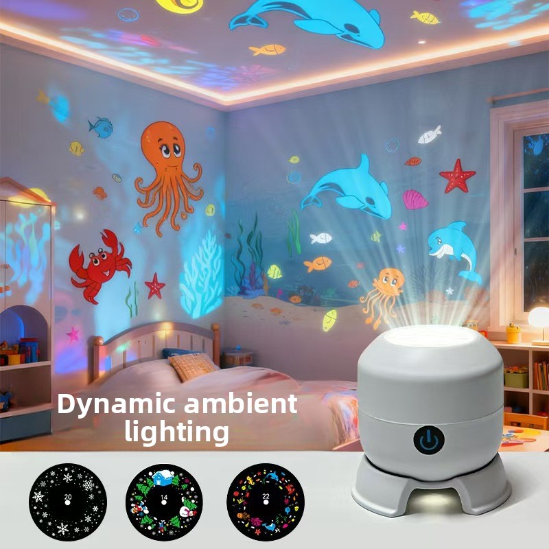 LED Rotating Projection Night Light