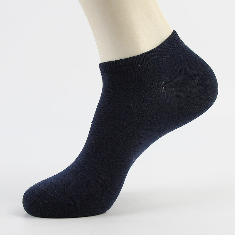 Men's Cotton Boat Socks