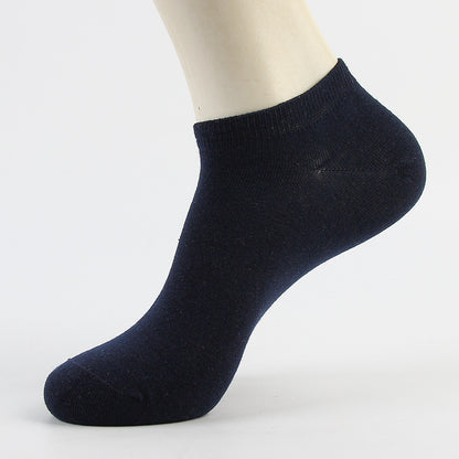 Men's Cotton Boat Socks