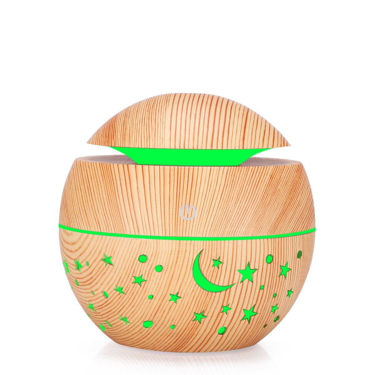 Star Moon Wood Grain USB Humidifier