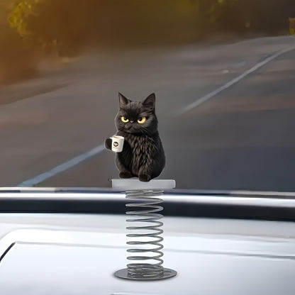 Cute Cat Mirror Pendant