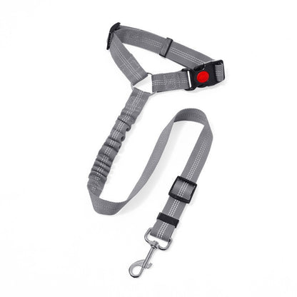 Dog Car Headrest Seat Belt