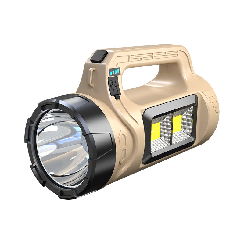 Solar Rechargeable LED Flashlight