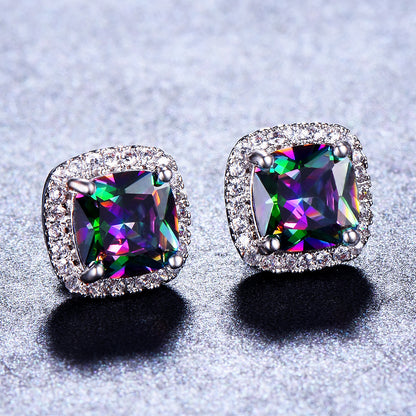 Luxury Zircon Stud Earrings